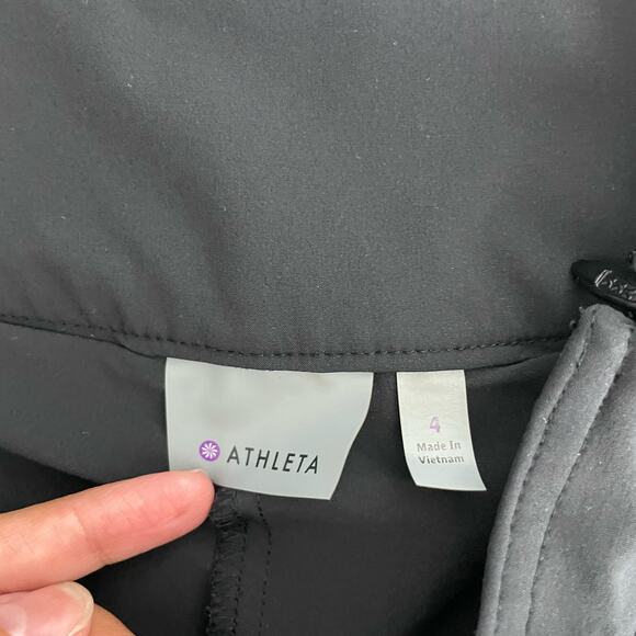 Athleta Black Tennis Skort Size 4 - Picture 8 of 10